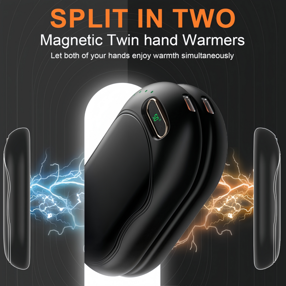 Chauffe Main Rechargeable Chaufferette Main Reutilisable Magnétiques