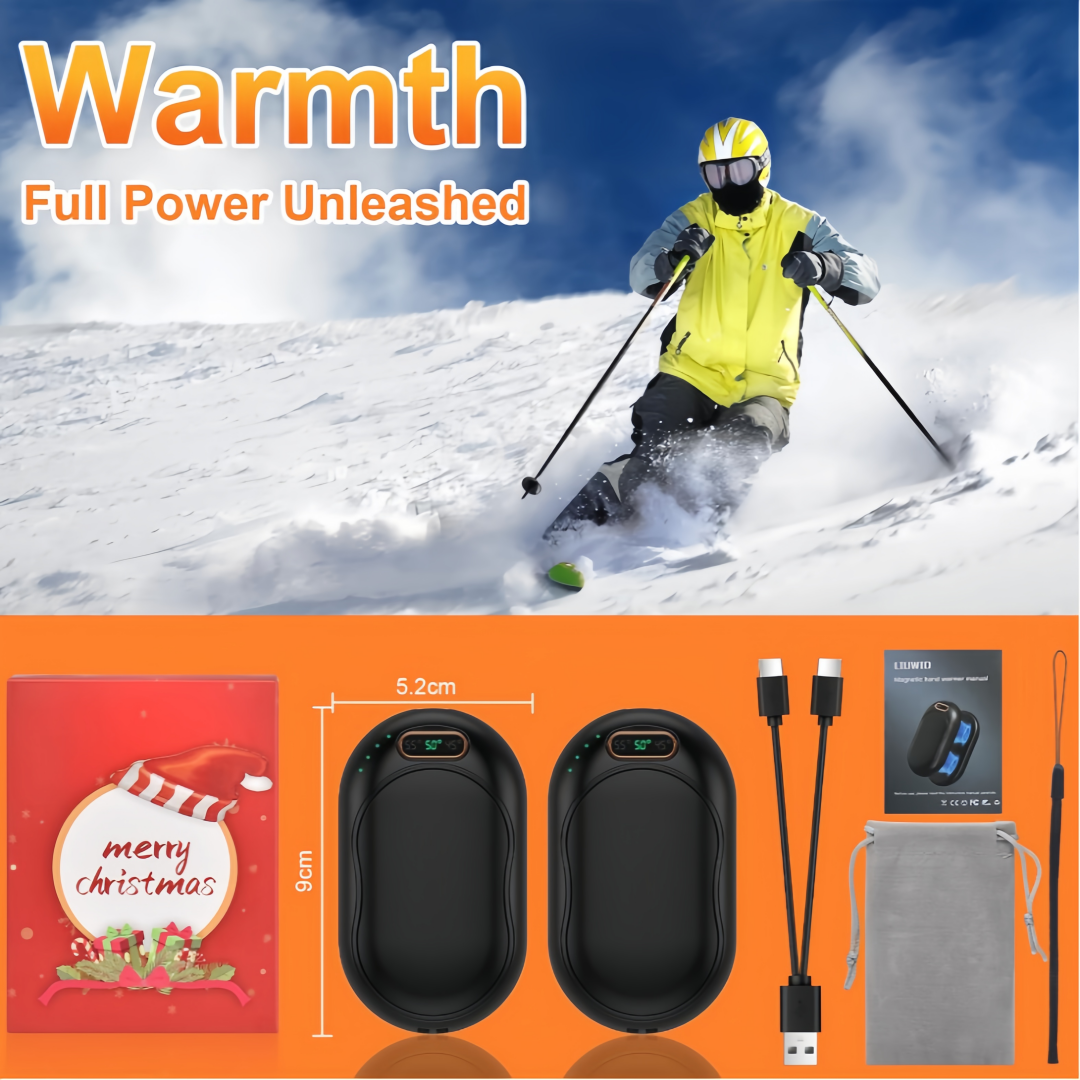 Chauffe Main Rechargeable Chaufferette Main Reutilisable Magnétiques