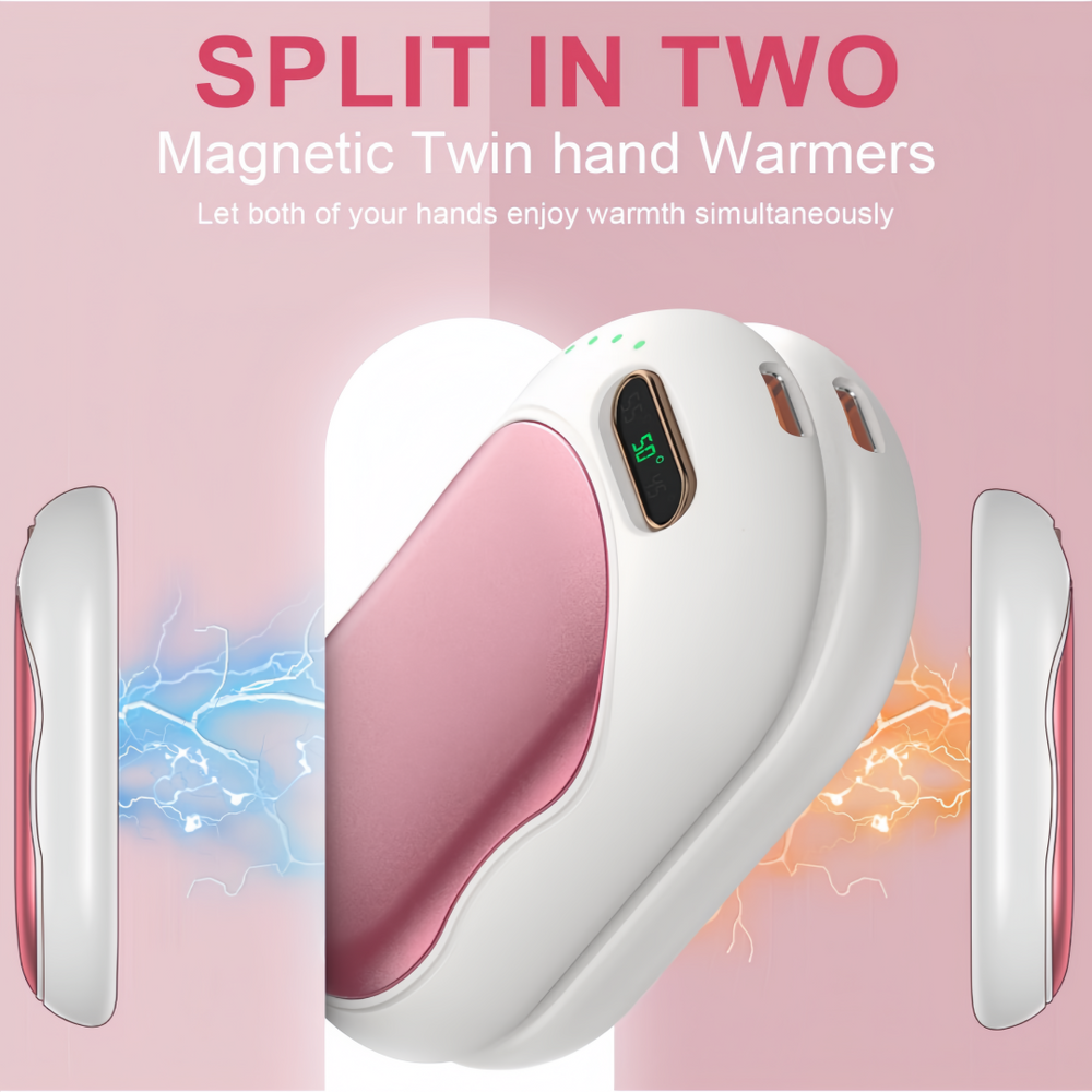 Chauffe Main Rechargeable Chaufferette Main Reutilisable Magnétiques