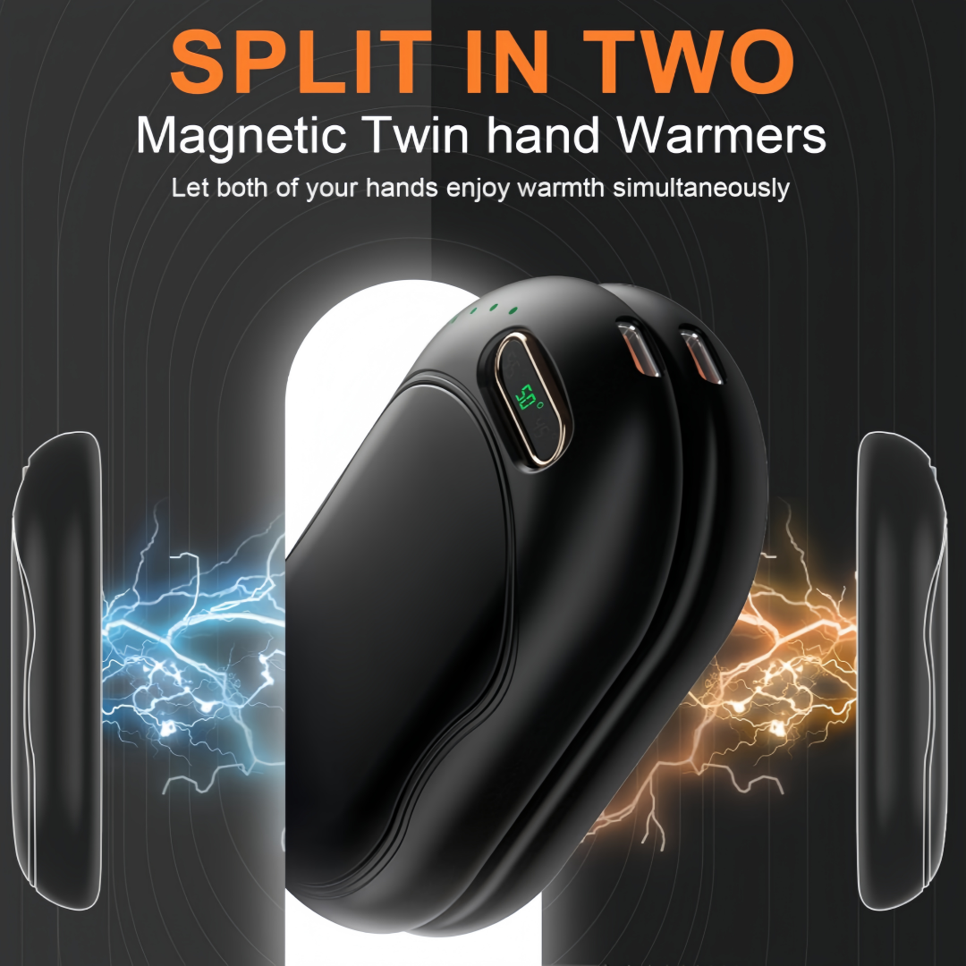 Chauffe Main Rechargeable Chaufferette Main Reutilisable Magnétiques