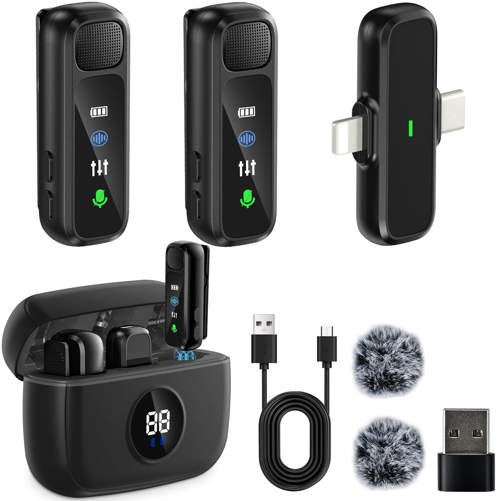 LIUWID Lavalier Wireless Microphone