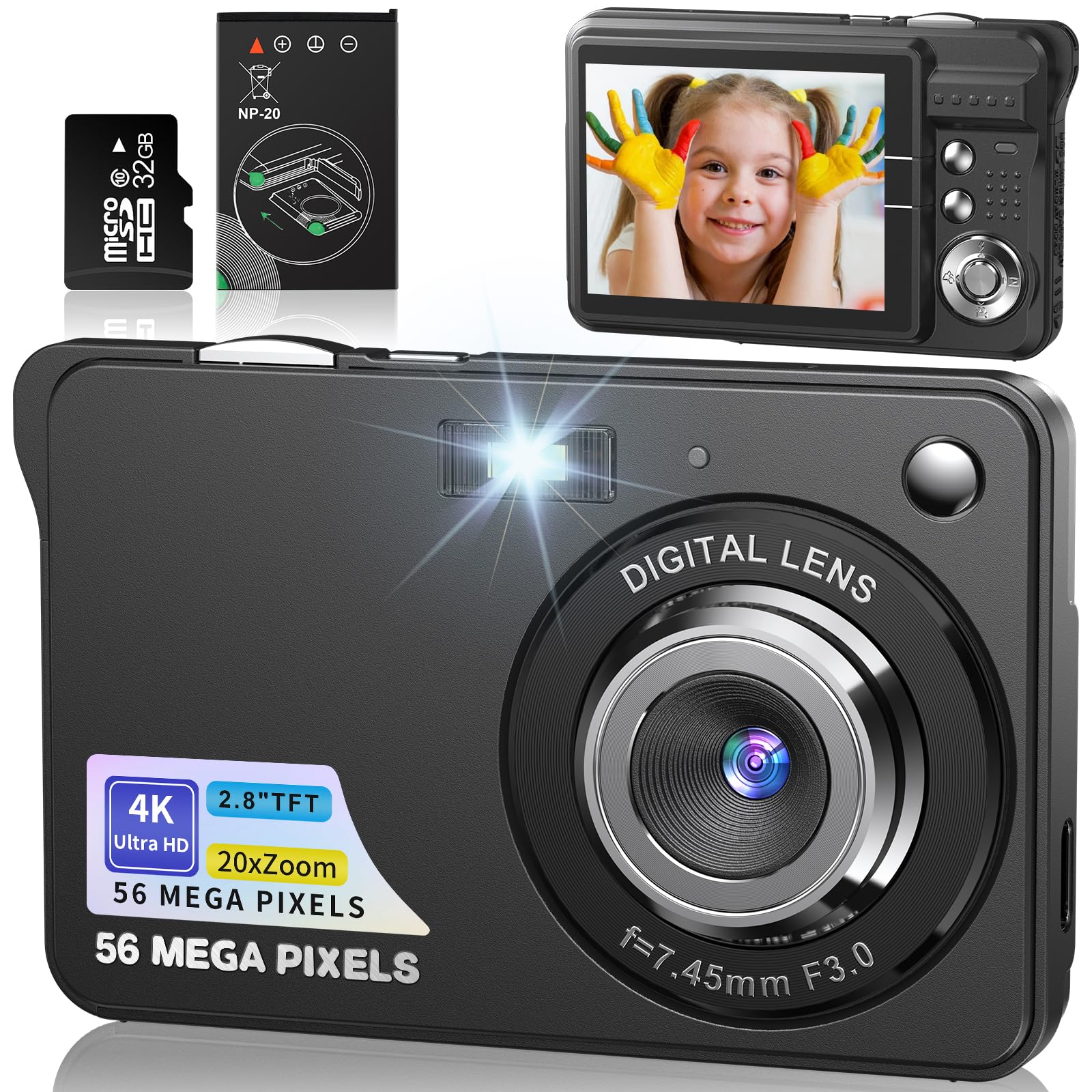 FAYIBUY 4K Digital Camera