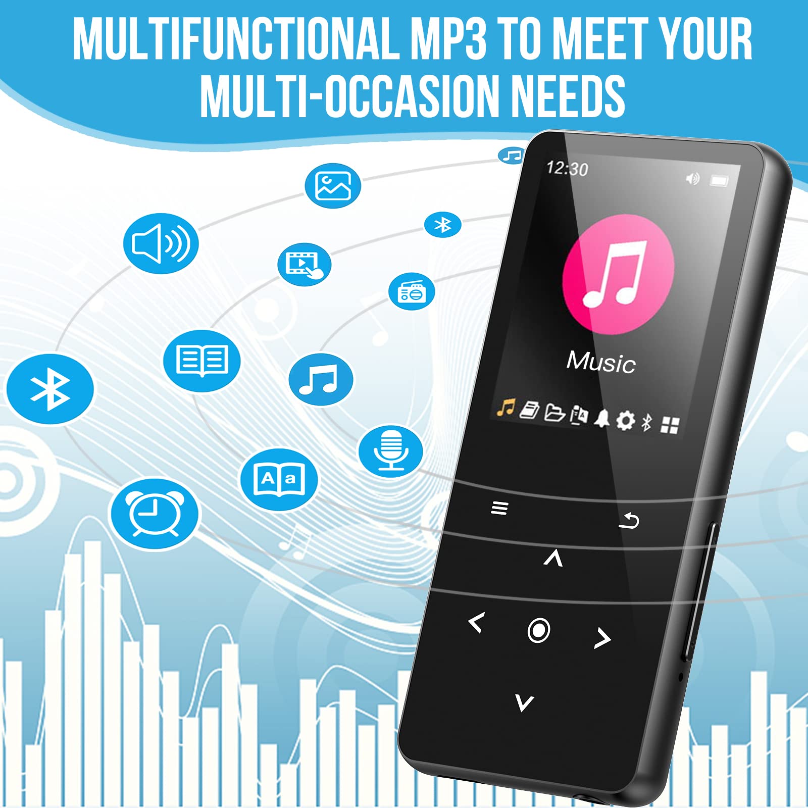 LIUWID 32GB MP3 Player Bluetooth 5.0