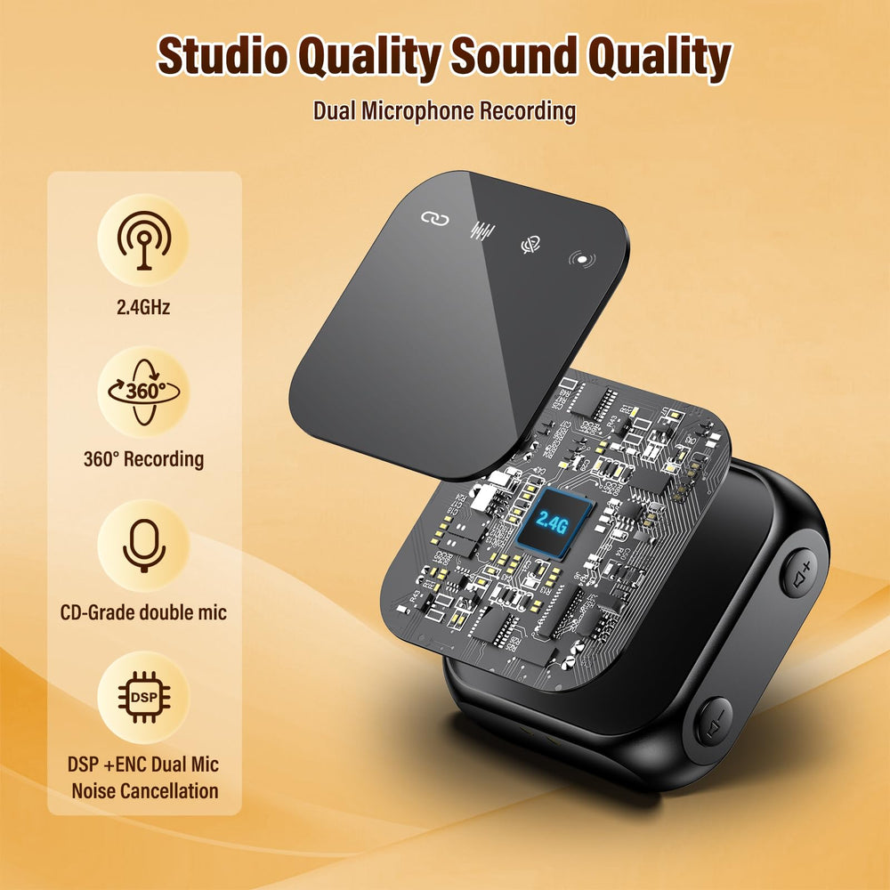 LIUWID Wireless Lavalier Microphone