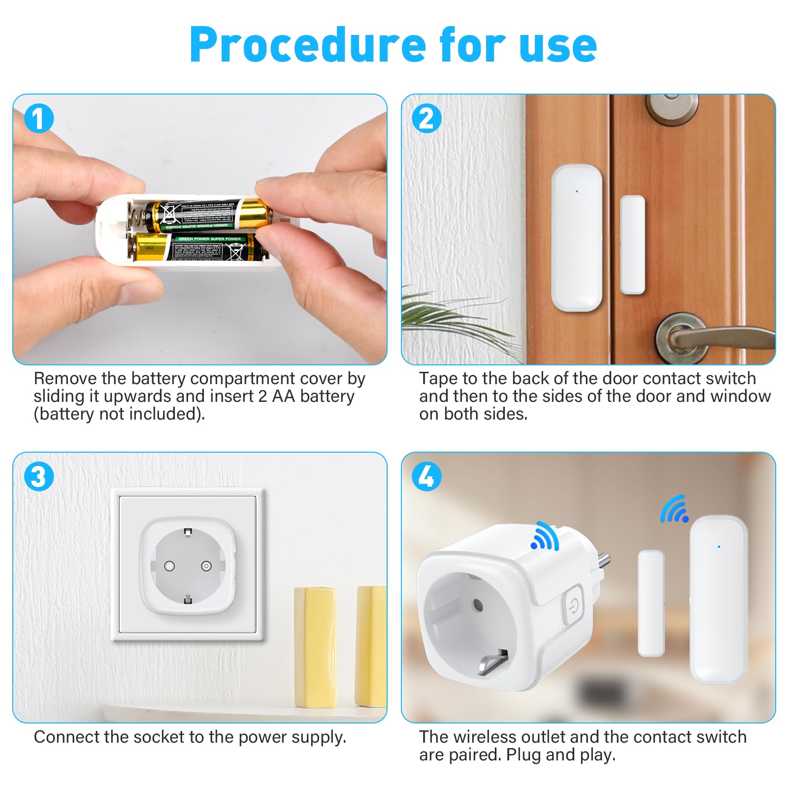 FAYIBUY Window Contact Switch
