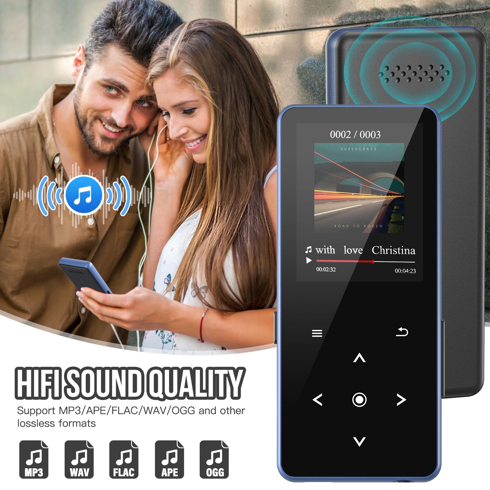LIUWID 32GB MP3 Player Bluetooth 5.0