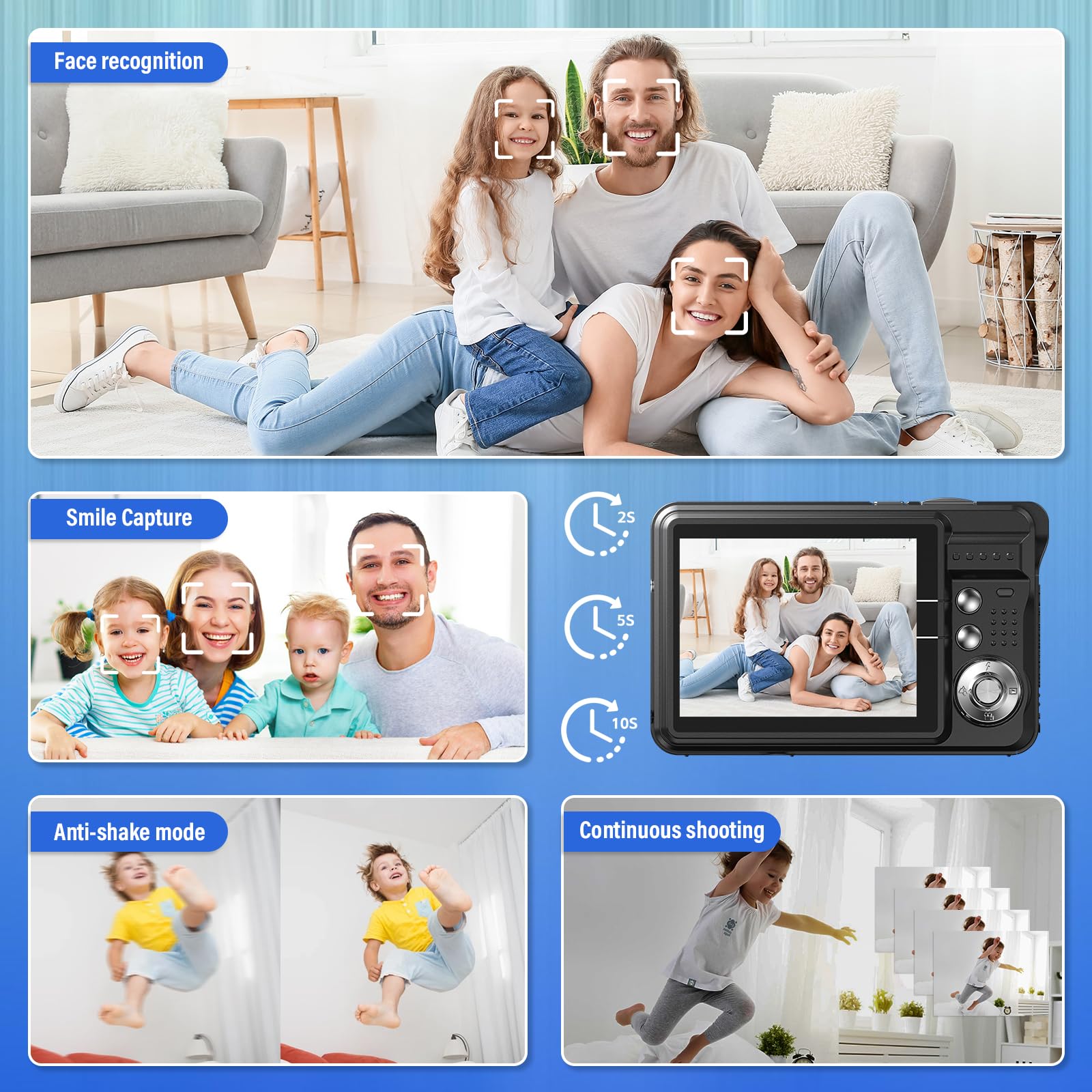 FAYIBUY 4K Digital Camera