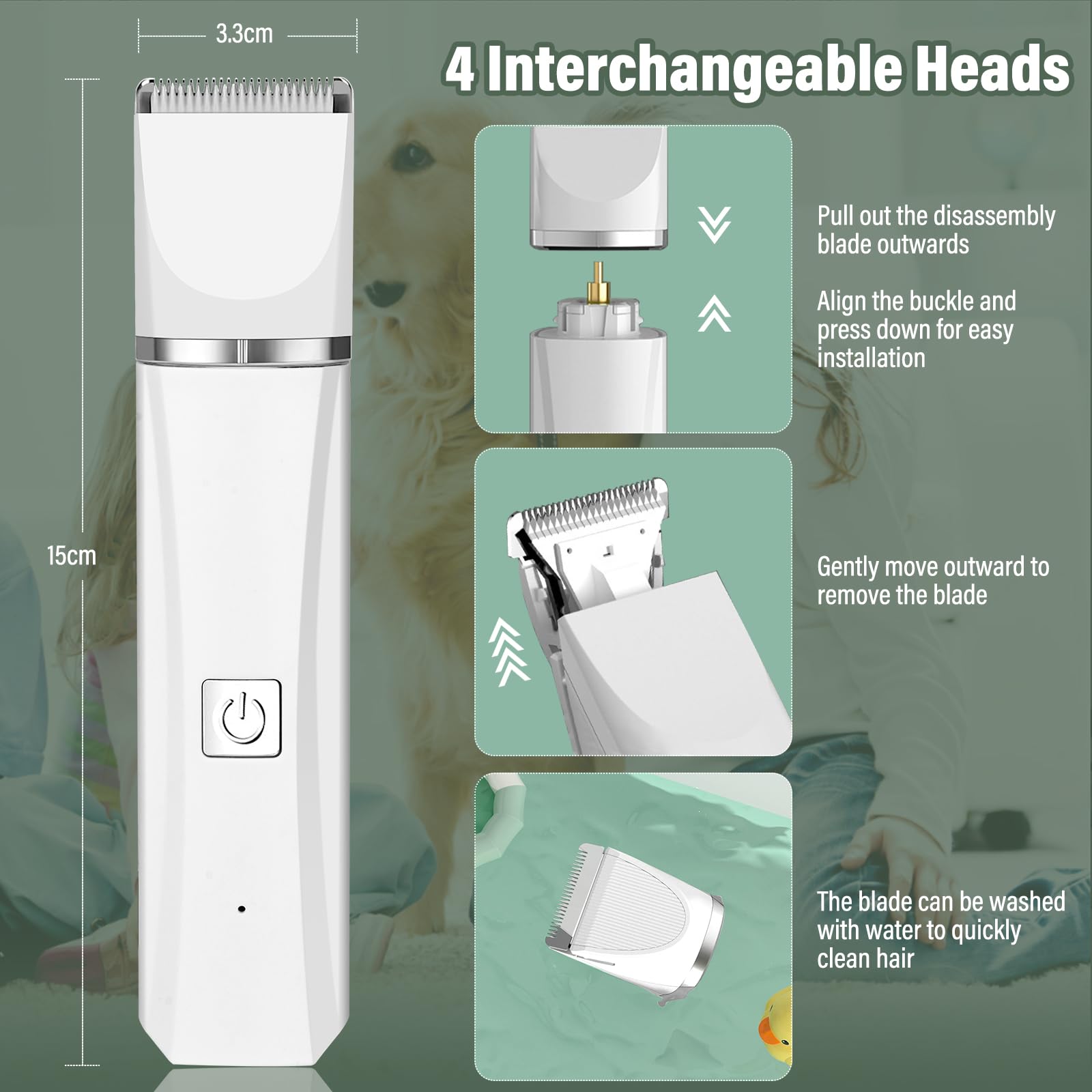 EUJAM Dog Hair Clipper Machine