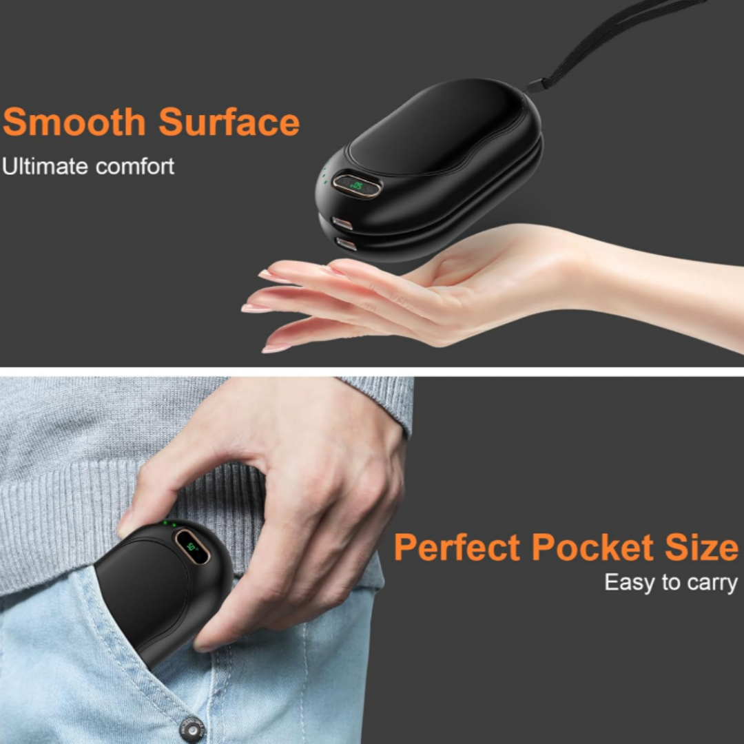 Chauffe Main Rechargeable Chaufferette Main Reutilisable Magnétiques